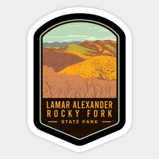 Lamar Alexander Rocky Fork State Park Sticker